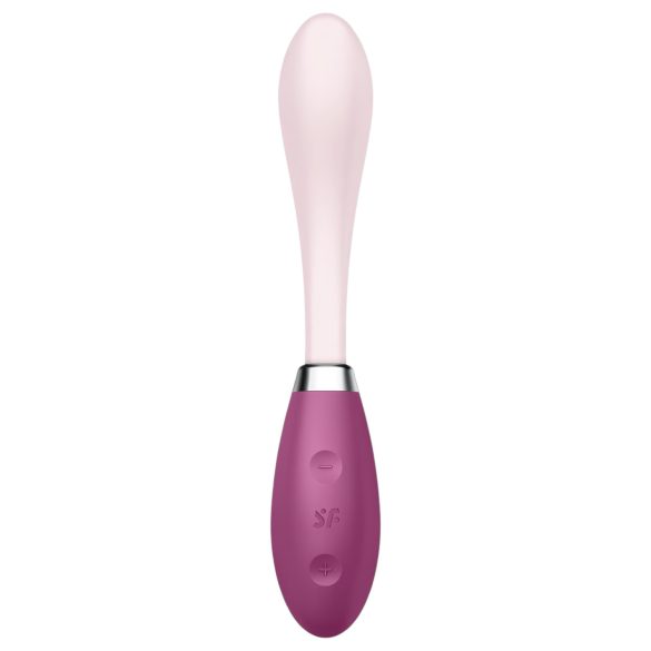 Satisfyer G-Spot Flex 3 - akkus G-pont vibrátor (pink-vörös)