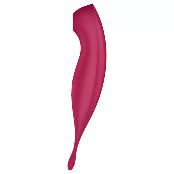 Satisfyer Twirling Pro - okos 2in1 csikló vibrátor (piros)