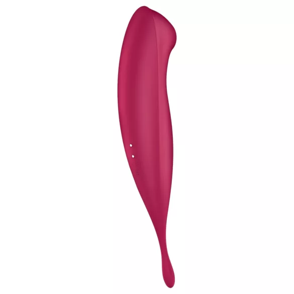 Satisfyer Twirling Pro - okos 2in1 csikló vibrátor (piros)