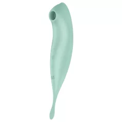 Satisfyer Twirling Pro - okos 2in1 csikló vibrátor (menta)