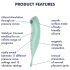Satisfyer Twirling Pro - okos 2in1 csikló vibrátor (menta)