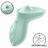 Satisfyer Exciterrr - forgó gyöngyös csikló vibrátor (zöld)