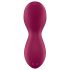 Satisfyer Exciterrr - forgó gyöngyös csikló vibrátor (piros)