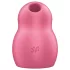 Satisfyer Pro To Go 1 - akkus, léghullámos csiklóizgató (piros)