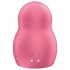 Satisfyer Pro To Go 1 - akkus, léghullámos csiklóizgató (piros)
