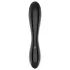 Satisfyer Dazzling Crystal 1 - dupla végű üveg dildó (fekete)