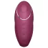 Satisfyer Tap & Climax 1 - 2in1 vibrátor és csiklóizgató (piros)