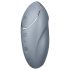 Satisfyer Tap & Climax 1 - 2in1 csikló vibrátor (szürke)