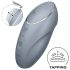 Satisfyer Tap & Climax 1 - 2in1 csikló vibrátor (szürke)