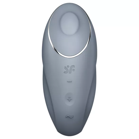 Satisfyer Tap & Climax 1 - 2in1 csikló vibrátor (szürke)