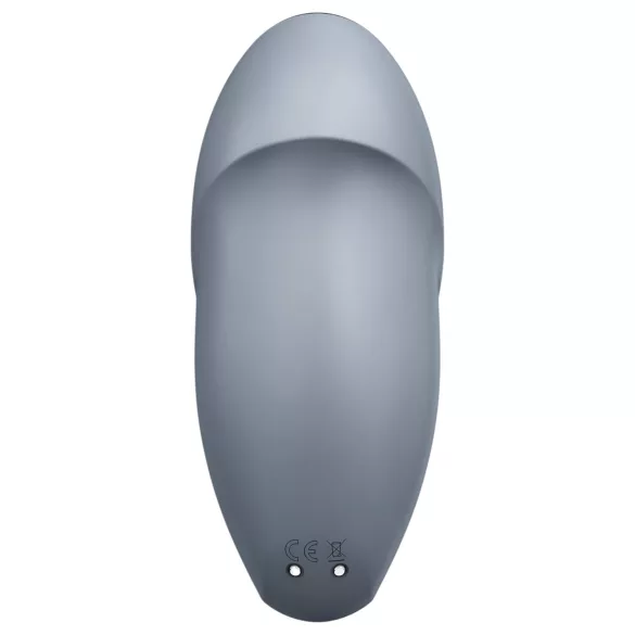 Satisfyer Tap & Climax 1 - 2in1 csikló vibrátor (szürke)