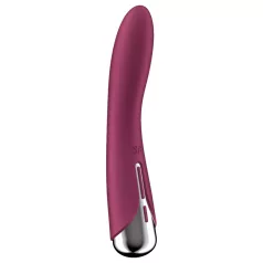  Satisfyer Spinning Vibe 1 - forgó fejes, akkus G-pont vibrátor (piros)