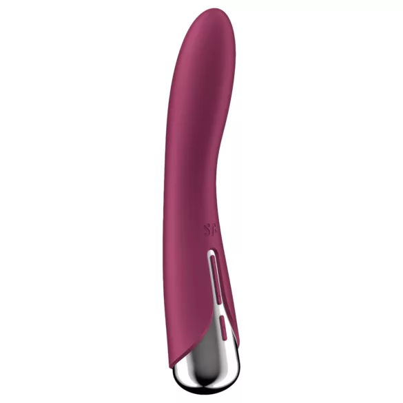 Satisfyer Spinning Vibe 1 - forgó fejes, akkus G-pont vibrátor (piros)