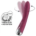 Satisfyer Spinning Vibe 1 - forgó fejes, akkus G-pont vibrátor (piros)
