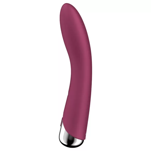 Satisfyer Spinning Vibe 1 - forgó fejes, akkus G-pont vibrátor (piros)