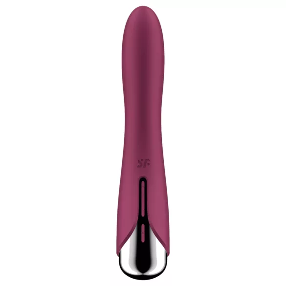 Satisfyer Spinning Vibe 1 - forgó fejes, akkus G-pont vibrátor (piros)