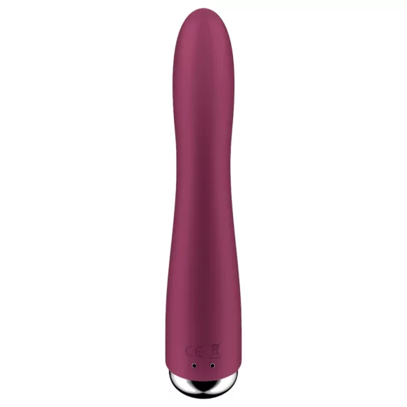 Satisfyer Spinning Vibe 1 - forgó fejes, akkus G-pont vibrátor (piros)