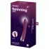 Satisfyer Spinning Vibe 1 - forgó fejes, akkus G-pont vibrátor (piros)