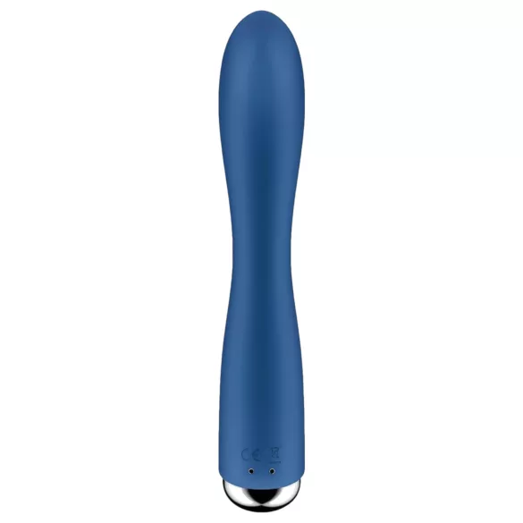 Satisfyer Spinning Rabbit 1 - forgó csiklókaros vibrátor (kék)