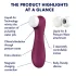 Satisfyer Pro 2 Gen3 - App-vezérelt léghullámos csiklóizgató (piros)