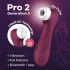 Satisfyer Pro 2 Gen3 - App-vezérelt léghullámos csiklóizgató (piros)