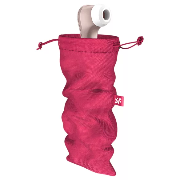 Satisfyer Treasure Bag L - diszkrét tároló táska - nagy (pink)