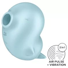   Satisfyer Sassy Seal - léghullámos csiklóizgató (türkiz)