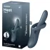 Satisfyer Heat Flex 4 - melegítő csiklókaros vibrátor (szürke)
