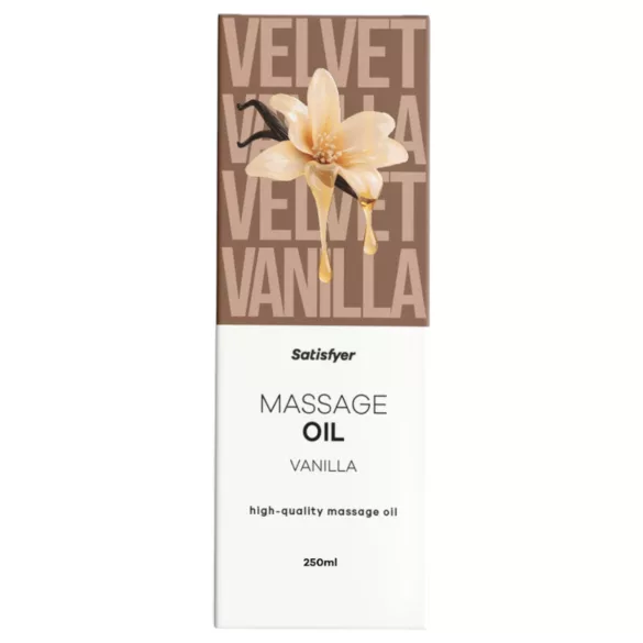 Satisfyer - masszázsolaj - vanília (250ml)