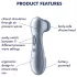 Satisfyer Pro2 Gen2 - léghullámos csiklóizgató (kék)