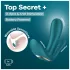 Satisfyer Top Secret+ - 3 ágú, hordható vibrátor (zöld)