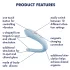Satisfyer Double Classic - akkus párvibrátor (kék)