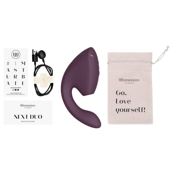 Womanizer Next Duo - 2in1 G-pont vibrátor (lila)