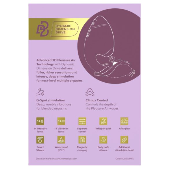 Womanizer Next Duo - 2in1 G-pont vibrátor (pink)