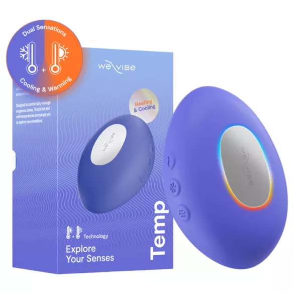 We-Vibe Temp - hűtő-melegítő csiklóizgató vibrátor (kék)
