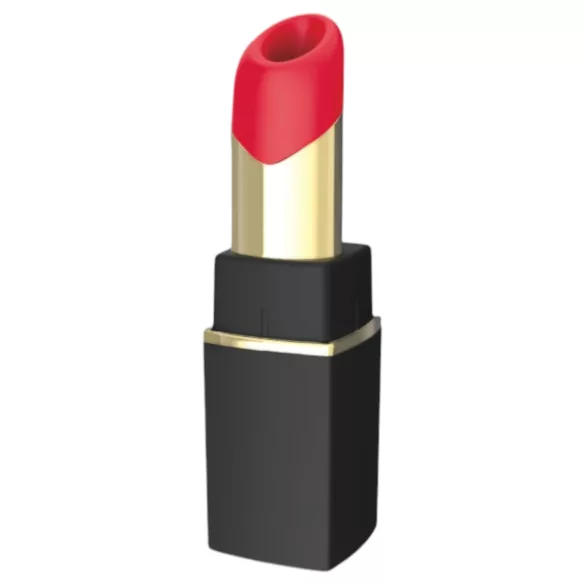 Womanizer Beauty - rúzs alakú léghullámos csiklóizgató (fekete)