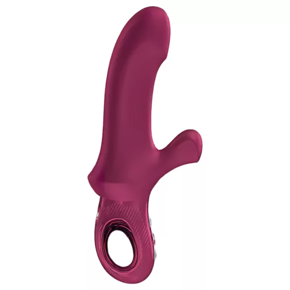Fun Factory Bi Stronic Curve - lökő vibrátor csiklókarral (piros)