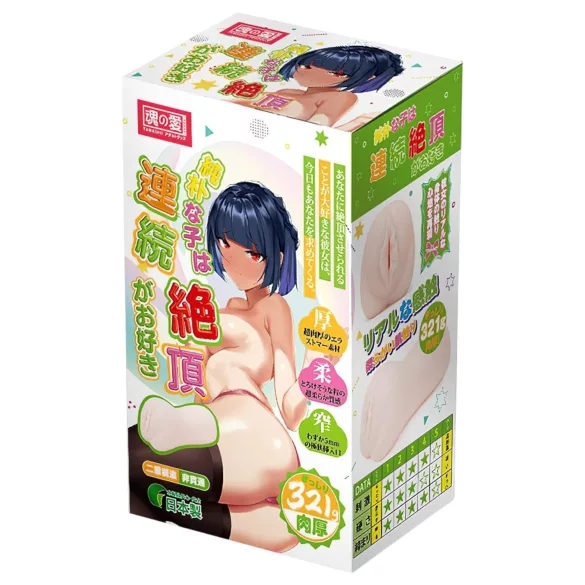 TAMASHII Continuous Orgasm - anime műpunci maszturbátor (testszínű)