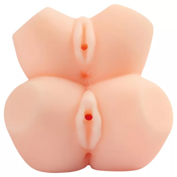 TAMASHII Mother and Daughter - hentai dupla műpunci maszturbátor (testszínű)