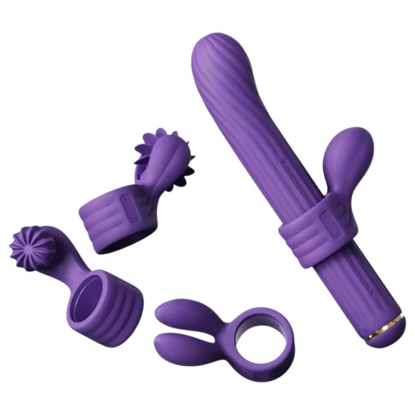 Magic Stick S1 - több funkciós vibrátor (lila)