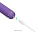 Magic Stick - vibrátor cseréléhető feltétekkel (lila)