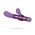 Magic Stick - vibrátor cseréléhető feltétekkel (lila)