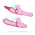 Magic Stick - vibrátor, cserélhető feltétekkel (pink)