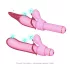Magic Stick - vibrátor, cserélhető feltétekkel (pink)
