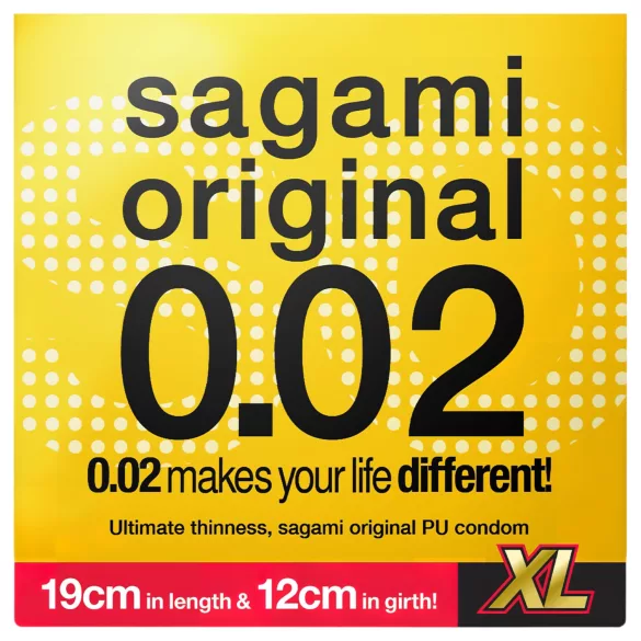 Sagami Original 0,02 XL - óvszer - 61 mm (1 db)