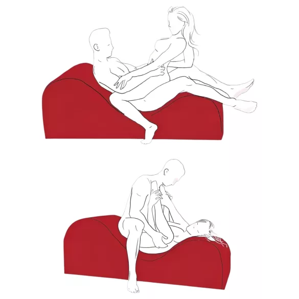 Liberator Esse Lounger - variálható tantra kanapé bútor - 3 részes (fekete)
