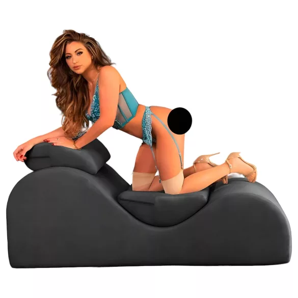 Liberator Esse Lounger - variálható tantra kanapé bútor - 3 részes (fekete)