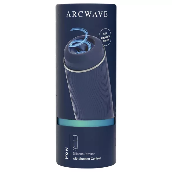 Arcwave Pow - manuális szívó maszturbátor férfiaknak (kék)