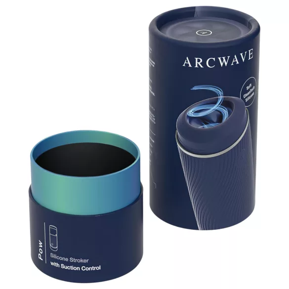 Arcwave Pow - manuális szívó maszturbátor férfiaknak (kék)