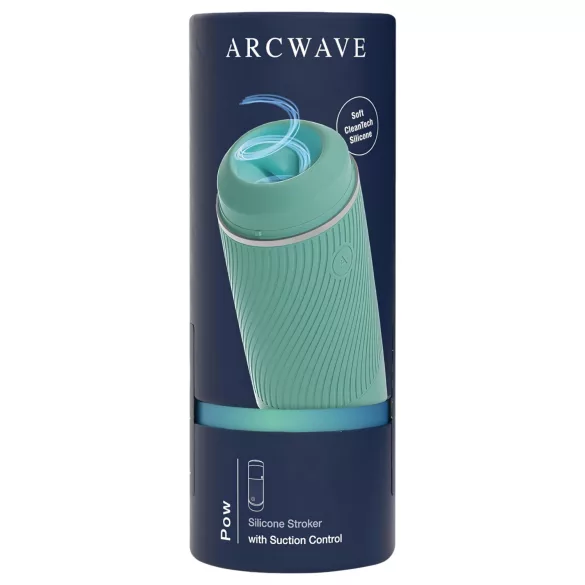 Arcwave Pow - manuális szívó maszturbátor férfiaknak (zöld)